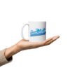 White glossy mug