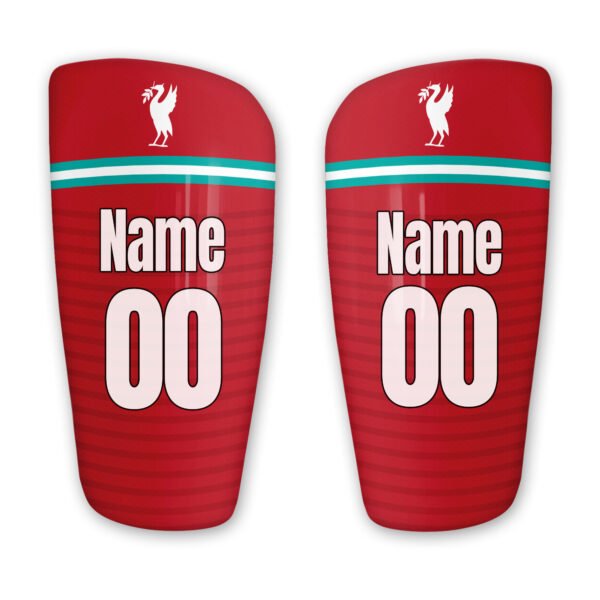 Shin Pad Customed With Football Club Design, Soccer Team, Foam Rubber, Plastic Leg Guards, Personalised Gift