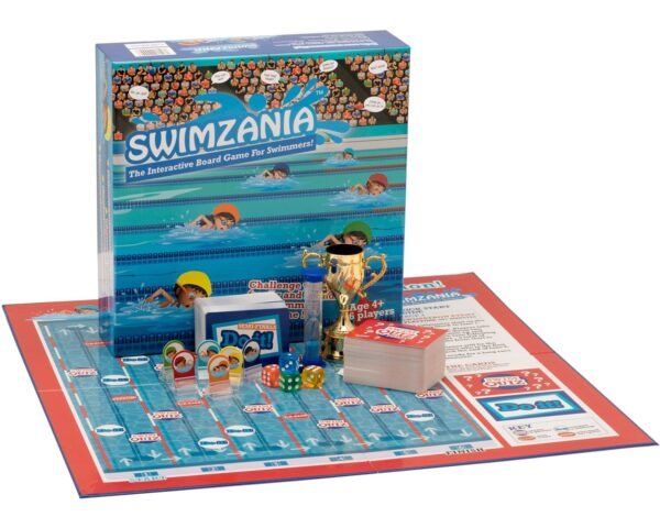 il_fullxfull.6016370524_534y.jpg Swim-Themed Family Board Game with Educational Race Questions